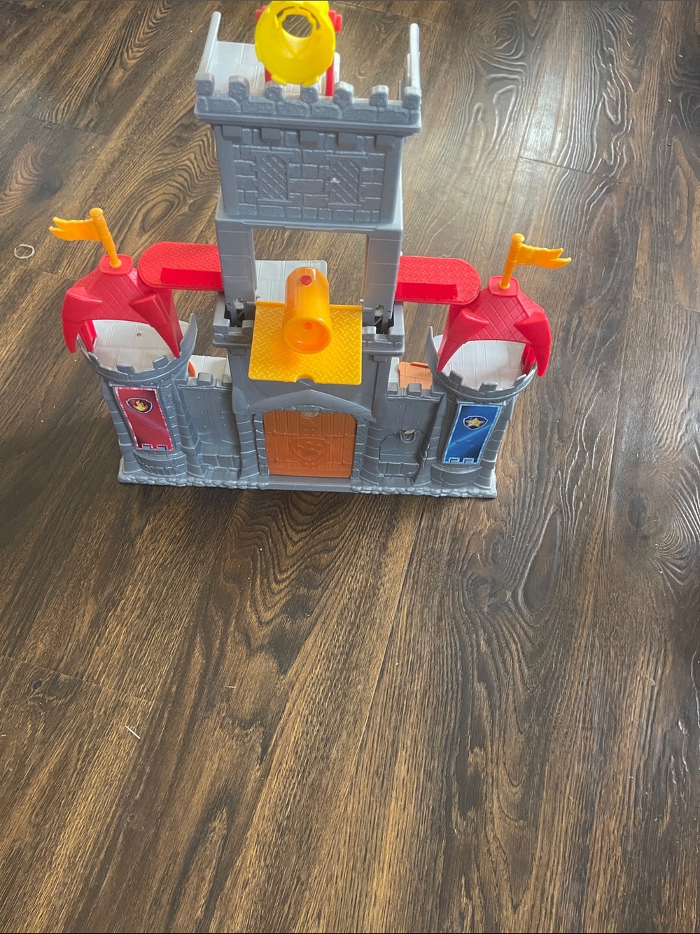Paw Patrol Gray Castle Playset with Red, Yellow & Blue Accents